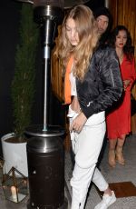 GIGI HADID at Nice Guy in West Hollywood 05/28/2016