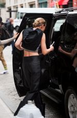 GIGI HADID Leaves Her Apartment in New York 05/17/2016