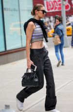 GIGI HADID Leaves Her Apartment in New York 05/17/2016