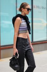 GIGI HADID Leaves Her Apartment in New York 05/17/2016