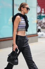 GIGI HADID Leaves Her Apartment in New York 05/17/2016