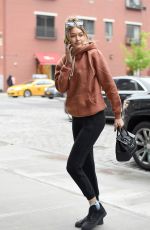 GIGI HADID Out and About in New York 05/06/2016