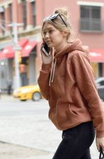 GIGI HADID Out and About in New York 05/06/2016