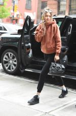 GIGI HADID Out and About in New York 05/06/2016