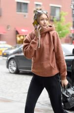 GIGI HADID Out and About in New York 05/06/2016