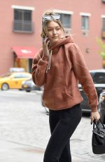 GIGI HADID Out and About in New York 05/06/2016