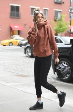 GIGI HADID Out and About in New York 05/06/2016