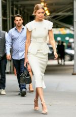 GIGI HADID Out for Lunch in New York 05/10/2016