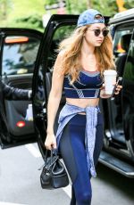 GIGI HADID Out in New York 05/10/2016