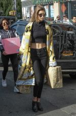 GIGI HADID Out Shopping in New York 05/15/2016