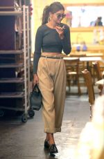 GIGI HADID Shopping an Color Me Mine in New York 05/18/2016