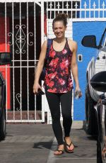 GINGER ZEE at DWTS Studio in Hollywood 05/14/2016