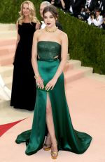 HAILEE STEINFELD at Costume Institute Gala 2016 in New York 05/02/2016