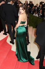 HAILEE STEINFELD at Costume Institute Gala 2016 in New York 05/02/2016