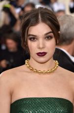 HAILEE STEINFELD at Costume Institute Gala 2016 in New York 05/02/2016