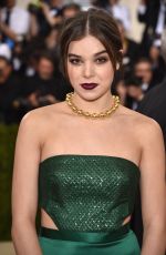 HAILEE STEINFELD at Costume Institute Gala 2016 in New York 05/02/2016