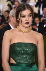 HAILEE STEINFELD at Costume Institute Gala 2016 in New York 05/02/2016