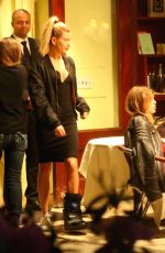 HAILEY BALDWIN and JUSTIN SKYE at Cipriani Wall Restaurant in New York 05/17/2016