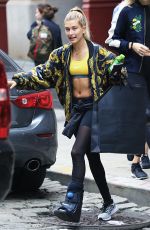 HAILEY BALDWIN Out and About in New York 05/24/2016