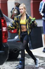 HAILEY BALDWIN Out and About in New York 05/24/2016