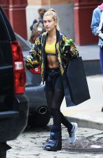 HAILEY BALDWIN Out and About in New York 05/24/2016