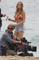 HALSTON SAGE on the Set of 