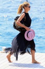 HEIDI  KLUM Arrives at Eden Roc Hotel in Antibes 05/17/2016