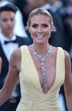 HEIDI KLUM at Amfar’s 23rd Cinema Against Aids Gala in Antibes 05/19/2016