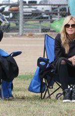HEIDI KLUM at Her Kids Soccer Game in Los Angeles 05/07/2016