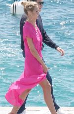 HEIDI KLUM Out and About in Cannes 05/16/2016
