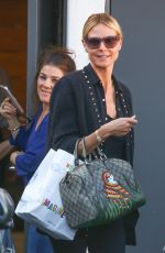 HEIDI KLUM Out Shopping in Los Angeles 05/27/2016
