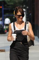 HELENA CHRISTENSEN Out and About in New York 05/27/2016