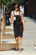 HELENA CHRISTENSEN Out and About in New York 05/27/2016