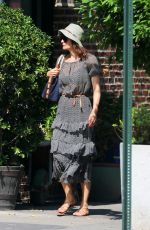 HELENA CHRISTENSEN Out and About in West Village 05/25/2016