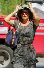 HELENA CHRISTENSEN Out and About in West Village 05/25/2016