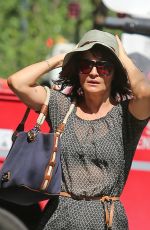 HELENA CHRISTENSEN Out and About in West Village 05/25/2016