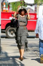 HELENA CHRISTENSEN Out and About in West Village 05/25/2016