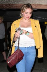 HILARY DUFF at Nice Guy in West Hollywood 05/05/2016