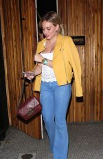 HILARY DUFF at Nice Guy in West Hollywood 05/05/2016