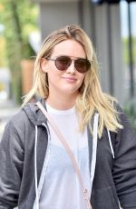 HILARY DUFF Leaves a Gym in West Hollywood 05/3/1016