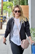 HILARY DUFF Leaves a Gym in West Hollywood 05/3/1016