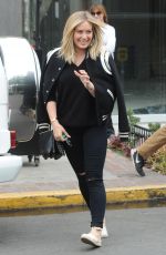 HILARY DUFF Leaves a Salon in Melrose Place 05/10/2016