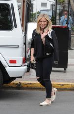 HILARY DUFF Leaves a Salon in Melrose Place 05/10/2016