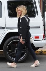 HILARY DUFF Leaves a Salon in Melrose Place 05/10/2016