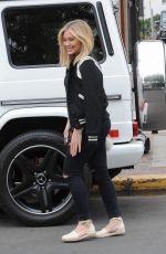 HILARY DUFF Leaves a Salon in Melrose Place 05/10/2016