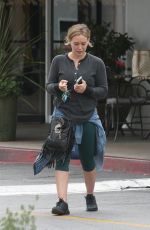 HILARY DUFF Out and About in Beverly Hills 05/25/2016