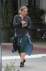 HILARY DUFF Out and About in Beverly Hills 05/25/2016