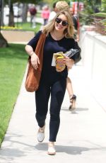 HILARY DUFF Out and About in Beverly Hills 05/30/2016