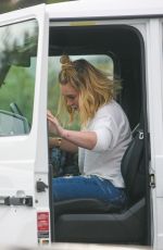 HILARY DUFF Out in Beverly Hills 05/15/2016