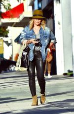 HILARY DUFF Out Shopping in Studio City 05/14/2016